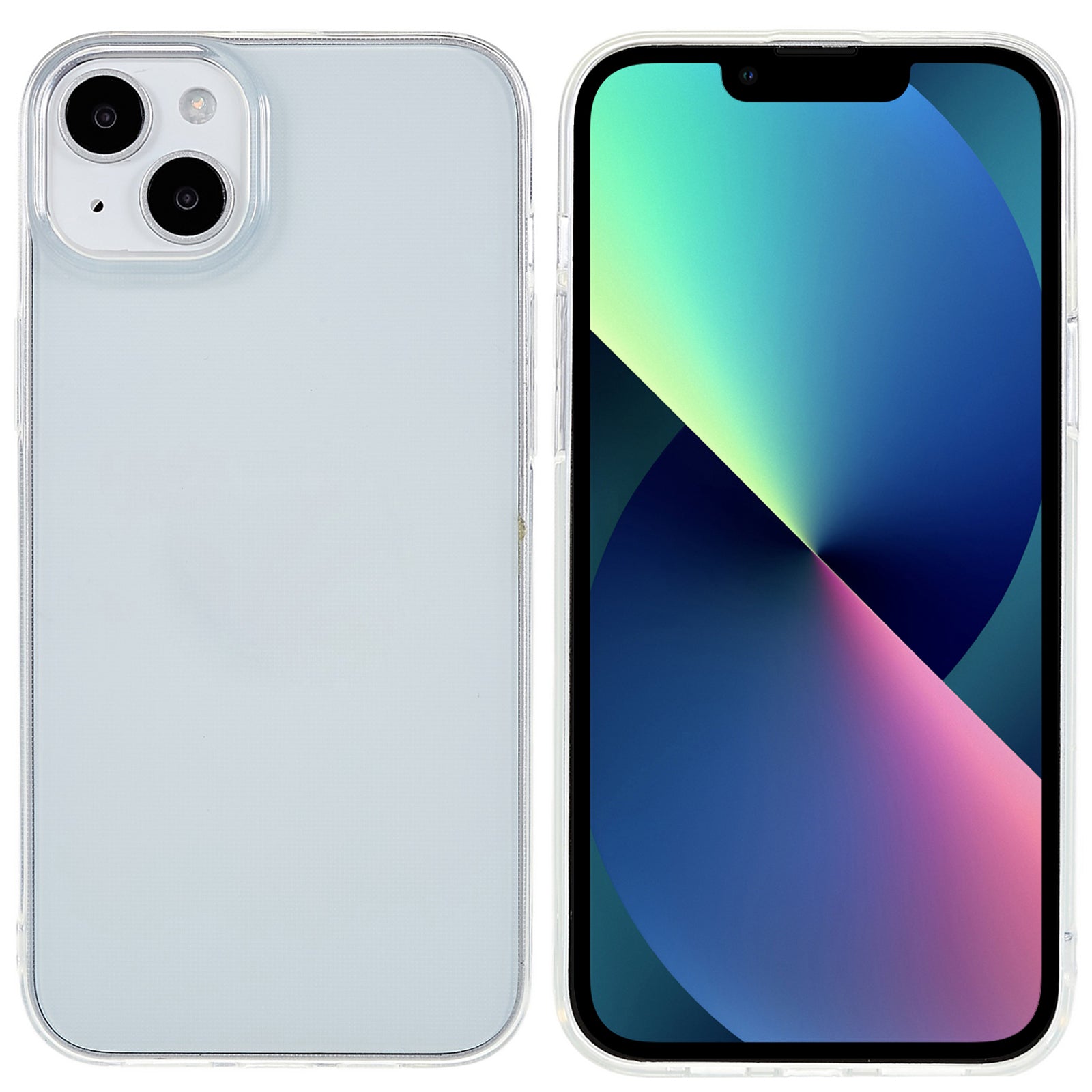 2.0mm Soft TPU Watermark-free Phone Case for iPhone 15 Plus Transparent Anti-scratch Phone Cover 2.0mm Soft TPU Watermark-free Phone Case for iPhone 15 Plus Transparent Anti-scratch Phone Cover